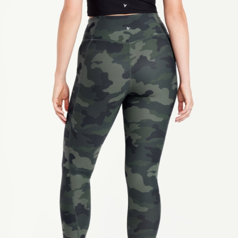 SOLD: Old Navy High-Waisted PowerSoft Full-Length Pocket Leggings XL - Picture 2 of 8